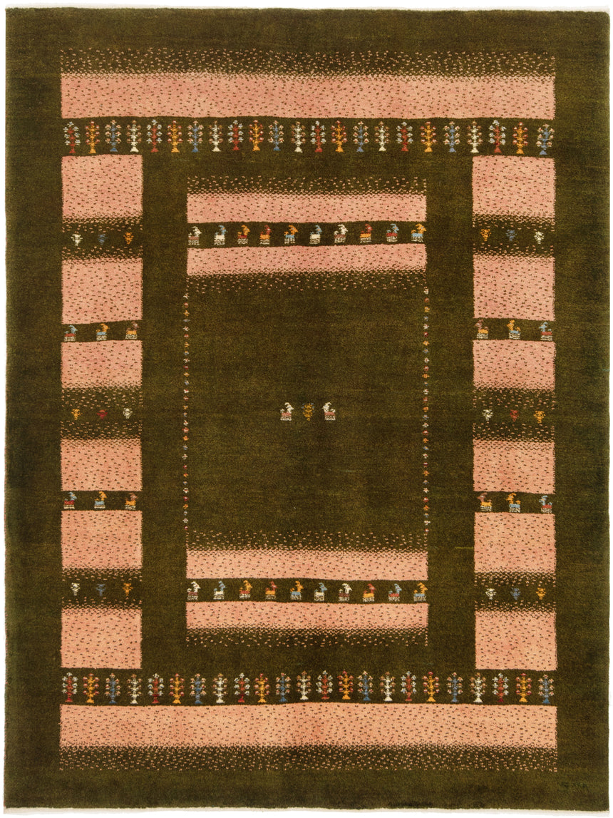 Gabbeh Persian Rug | 196 x 152 cm