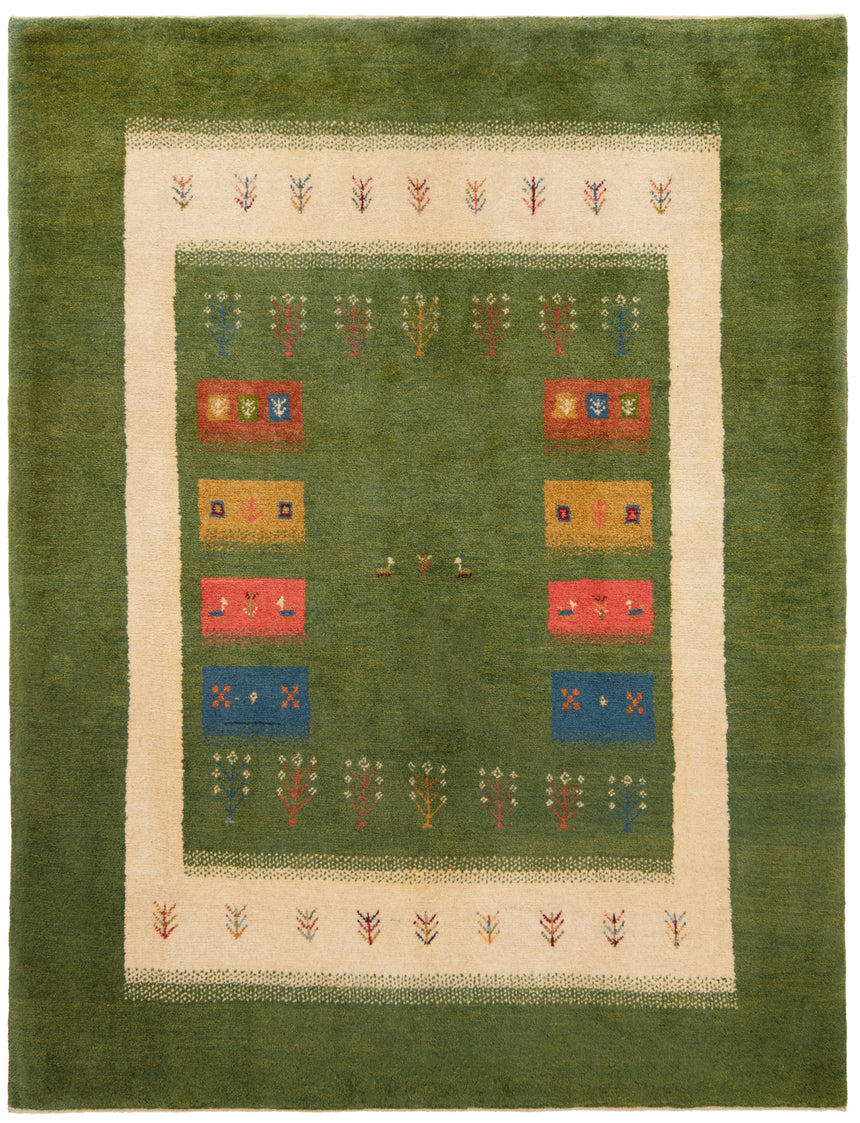 Gabbeh Persian Rug | 198 x 154 cm