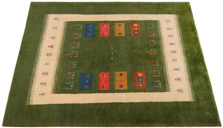 Gabbeh Persian Rug | 198 x 154 cm