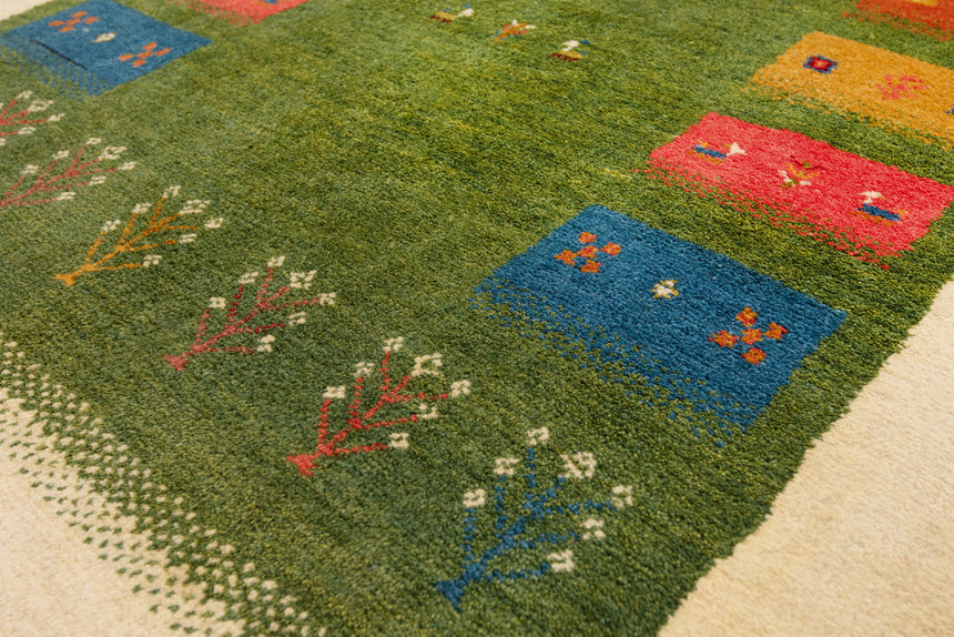 Gabbeh Persian Rug | 198 x 154 cm