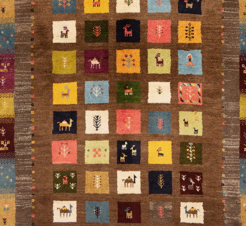 Gabbeh Persian Rug | 243 x 206 cm