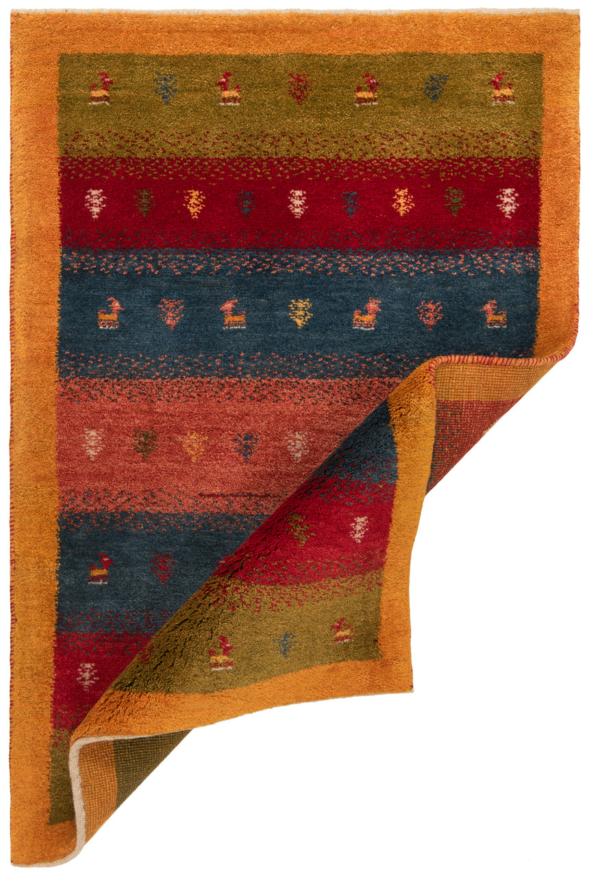 Gabbeh Persian Rug | 126 x 84 cm