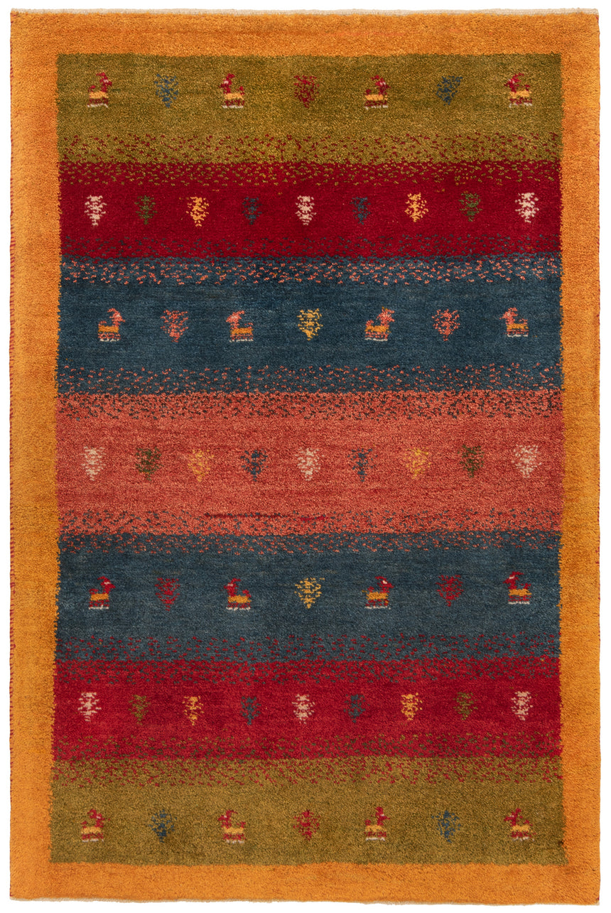 Gabbeh Persian Rug | 126 x 84 cm