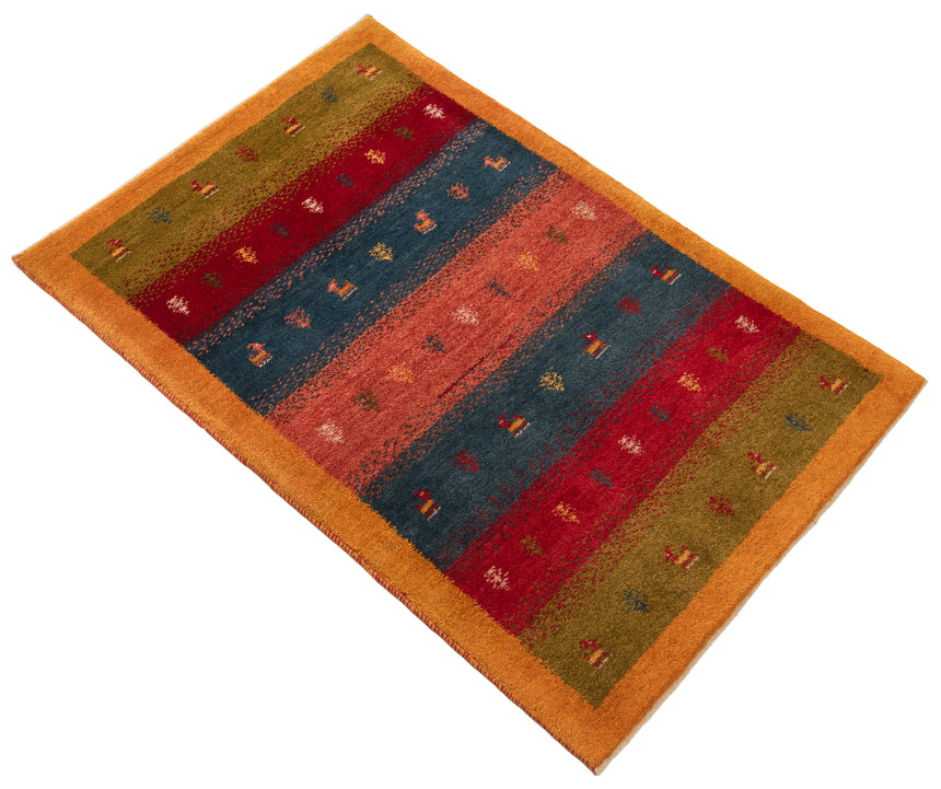 Gabbeh Persian Rug | 126 x 84 cm