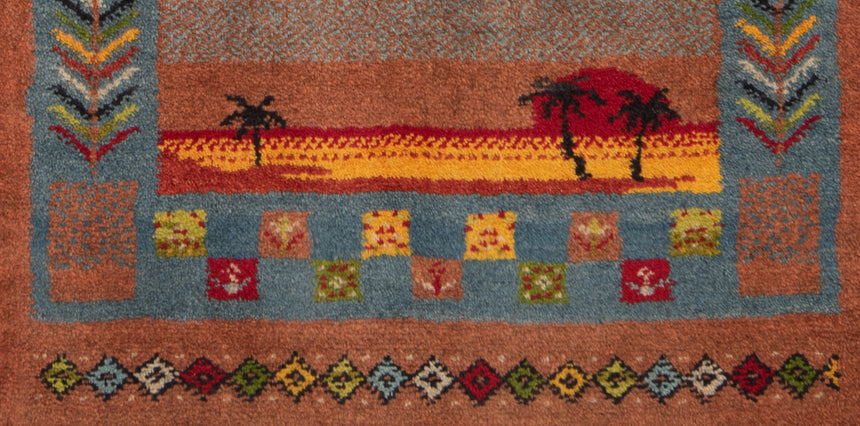 Alfombra persa Gabbeh | 121 x 80 cm