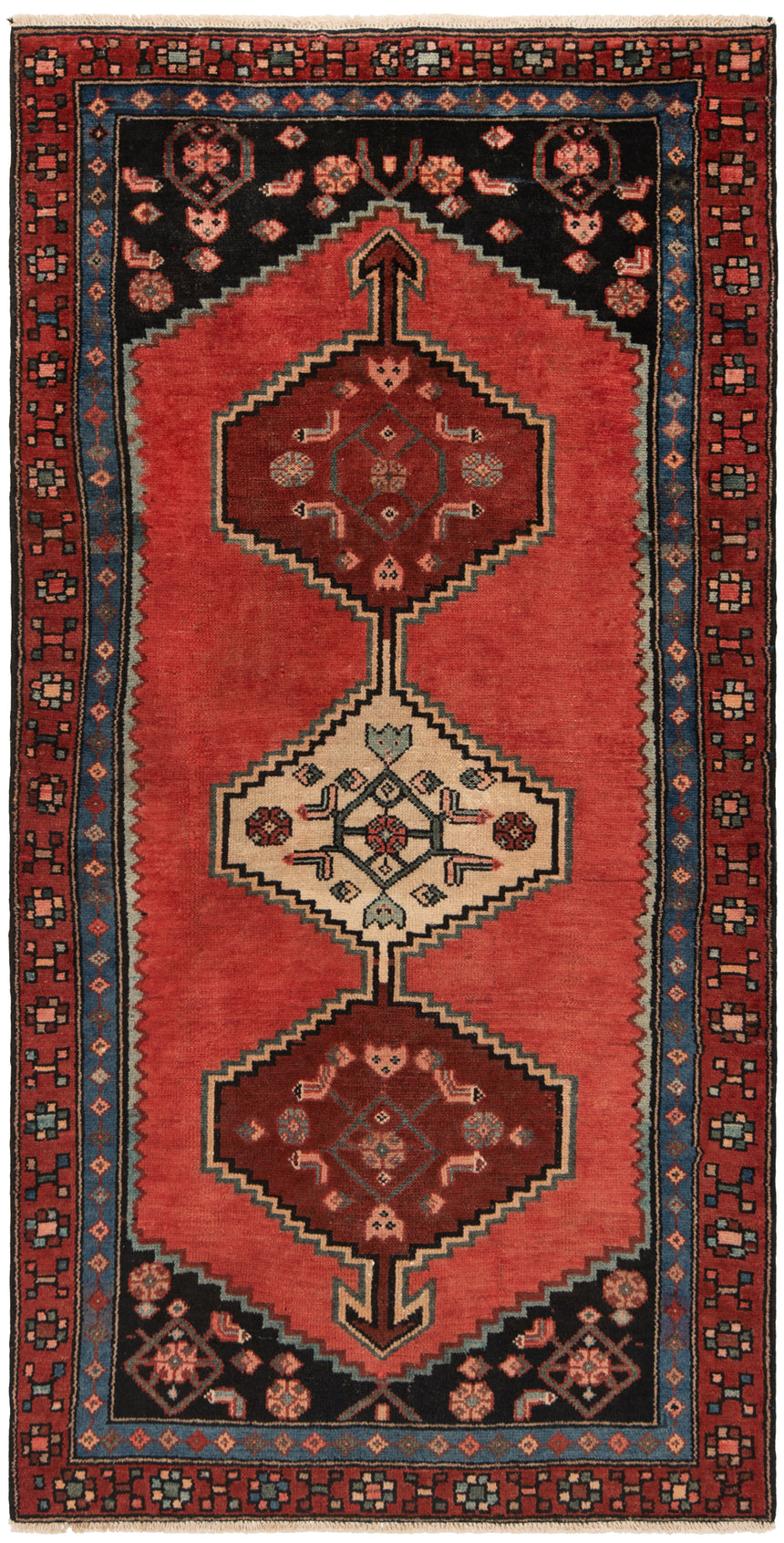 Hamedan Persian rug | 183 x 94 cm