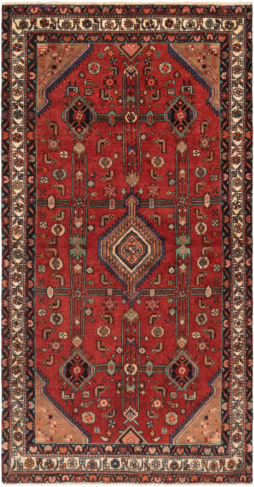 Hamedan Asadabad Persian Rug | 139 x 126cm