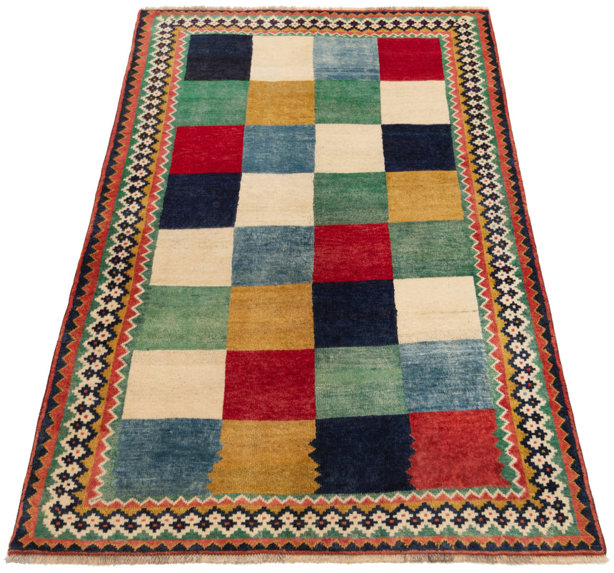 Alfombra persa Shiraz Ghashghai | 217 x 132 cm