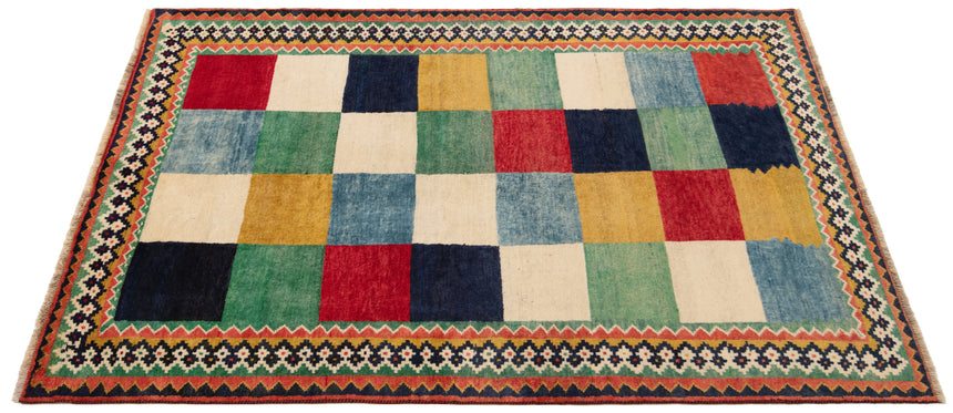 Alfombra persa Shiraz Ghashghai | 217 x 132 cm