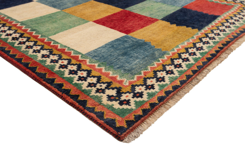 Alfombra persa Shiraz Ghashghai | 217 x 132 cm