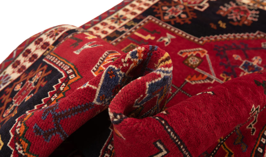 Alfombra persa Shiraz Kohi | 195 x 124 cm