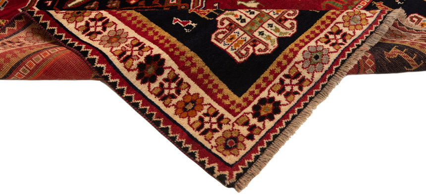 Alfombra persa Shiraz Ghashghai | 206 x 135 cm