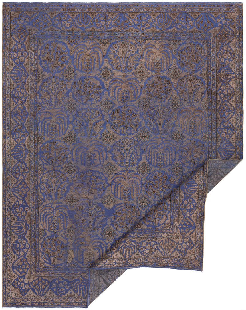 Alfombra vintage en relieve | 342 x 269 cm