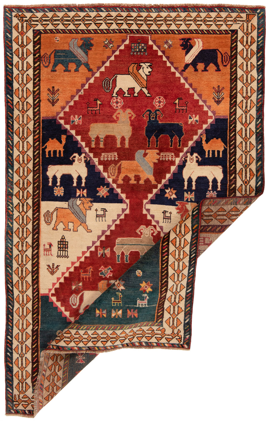 Alfombra persa Shiraz | 234 x 147 cm