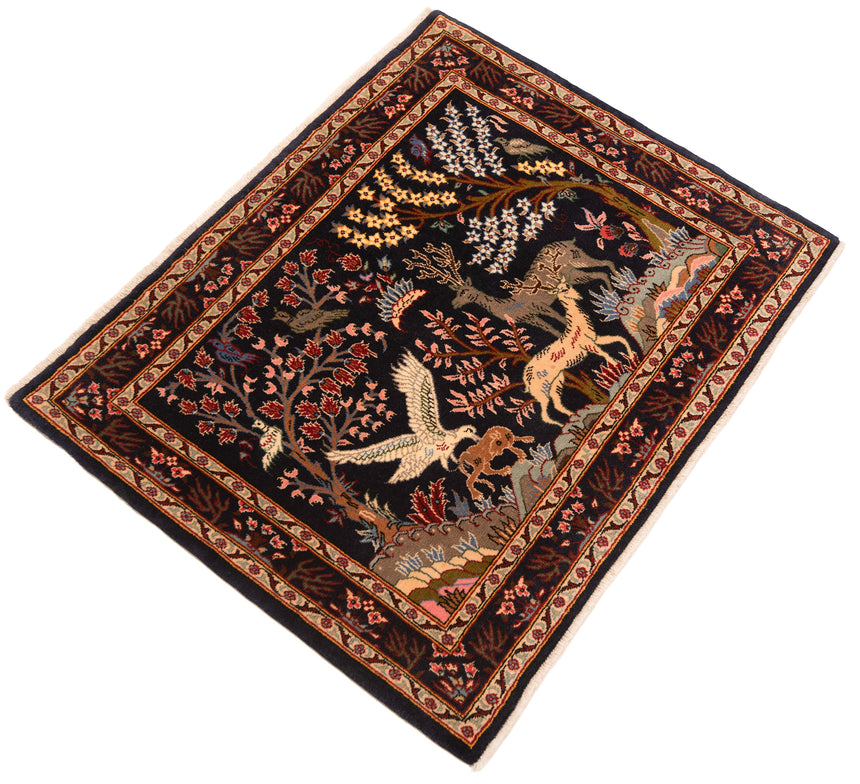 Kashan Persian Rug | 80x98cm