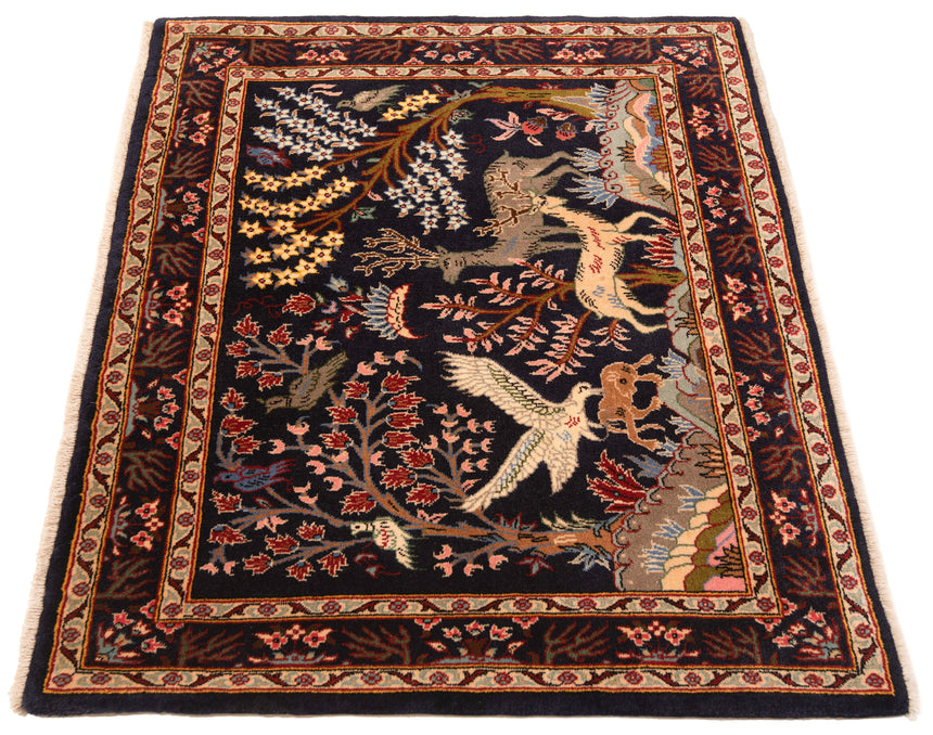 Kashan Persian Rug | 80x98cm