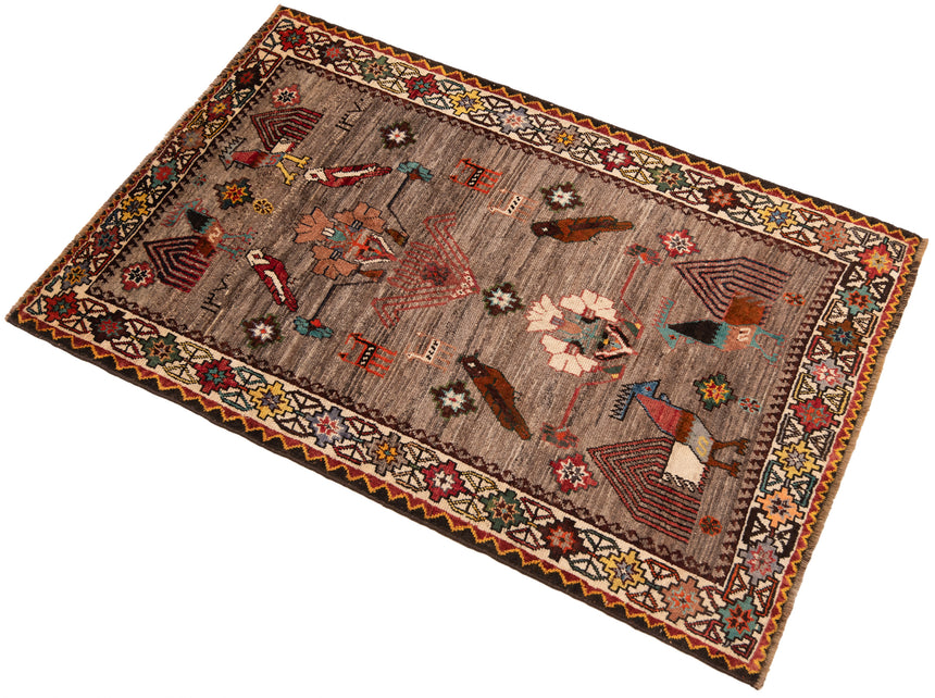 Alfombra persa Shiraz | 162 x 104 cm