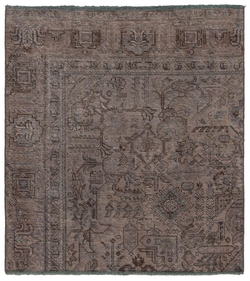 Alfombra vintage | 110 x 99 cm