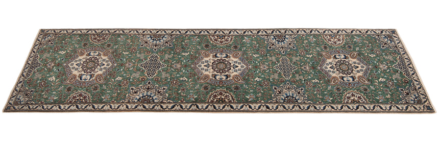 Nain 9La Persian Rug | 370 x 93 cm