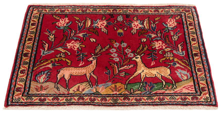 Alfombra persa Qom | 50 x 80 cm