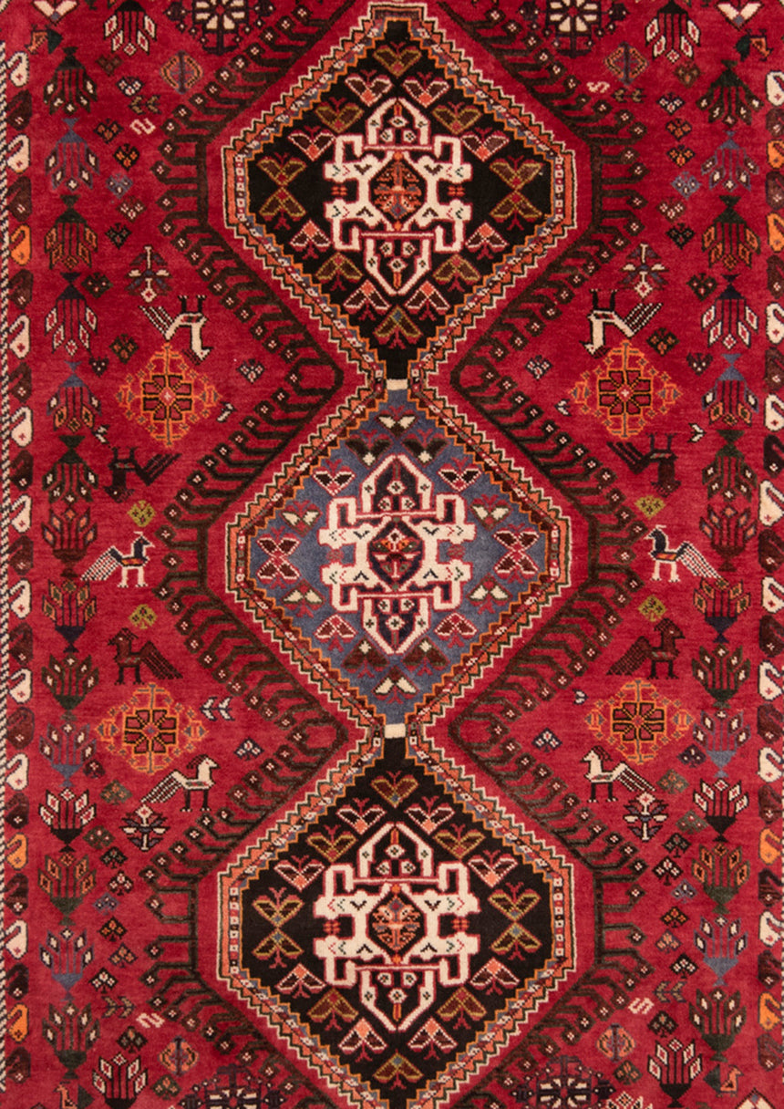 Alfombra persa Shiraz Ghashghai | 285 x 170 cm