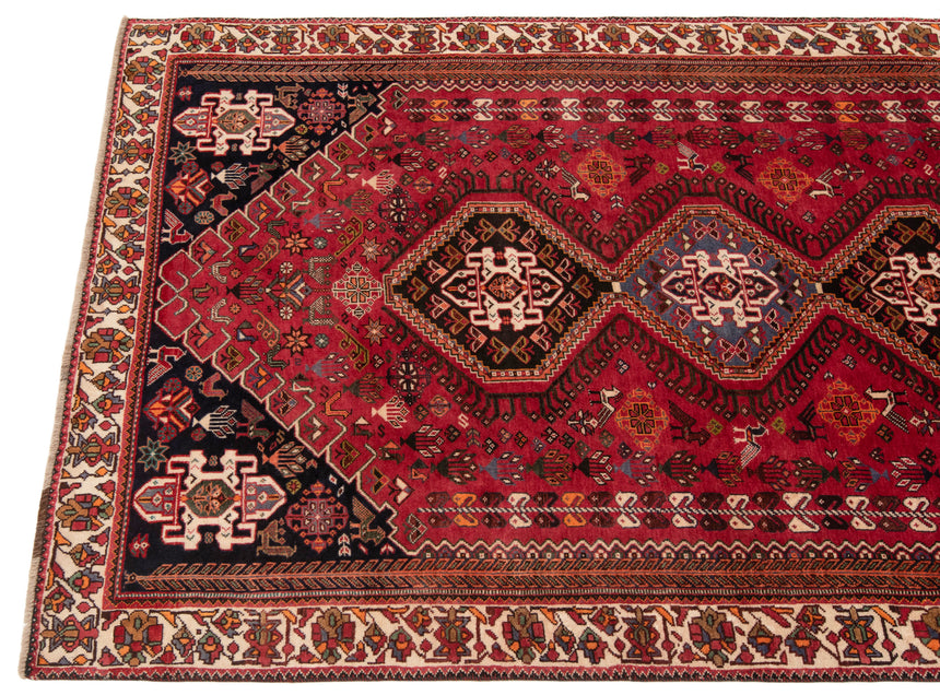 Alfombra persa Shiraz Ghashghai | 285 x 170 cm