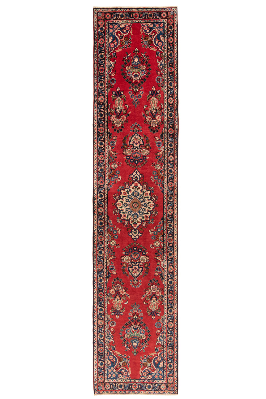 Hamedan Persian rug | 407 x 90 cm
