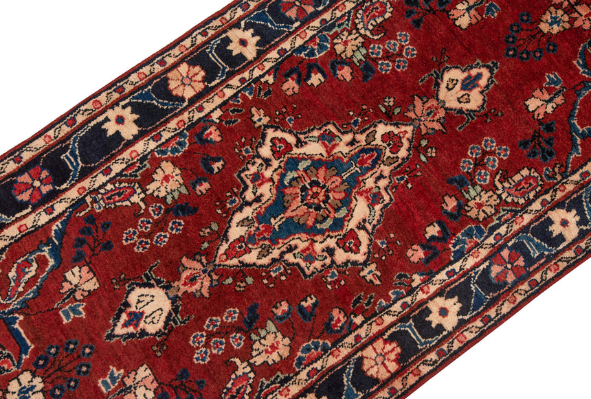 Hamedan Persian Rug | 413 x 82 cm