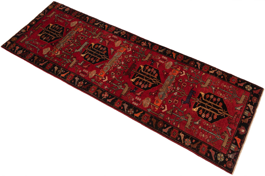 Hamedan Persian Rug | 329 x 117 cm
