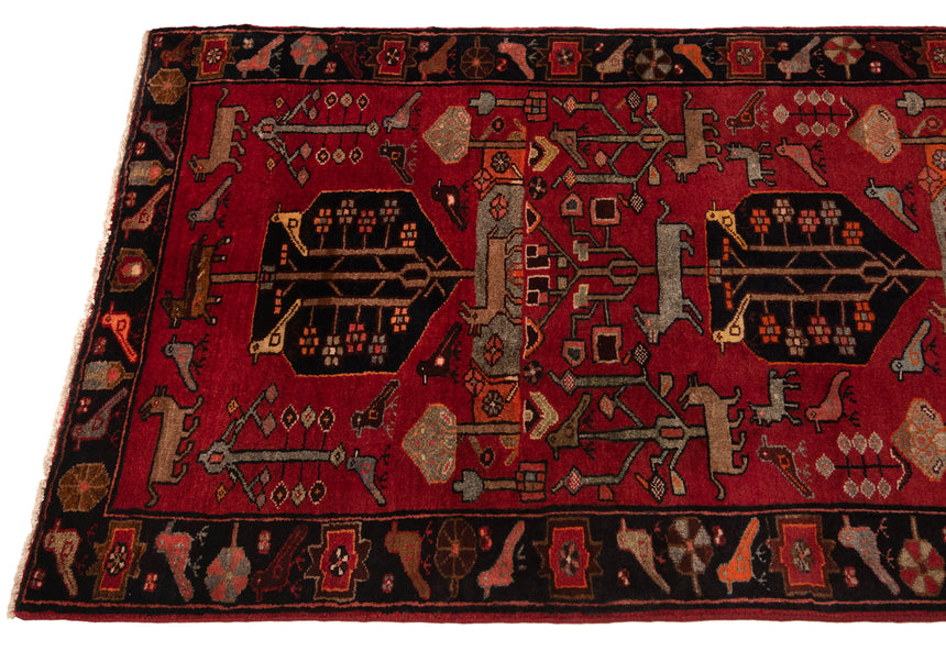 Hamedan Persian Rug | 329 x 117 cm