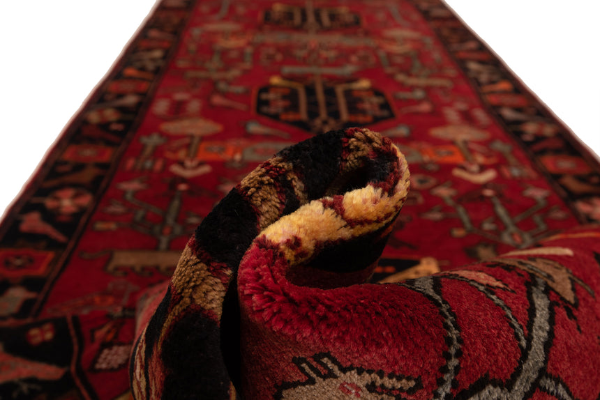 Hamedan Persian Rug | 329 x 117 cm