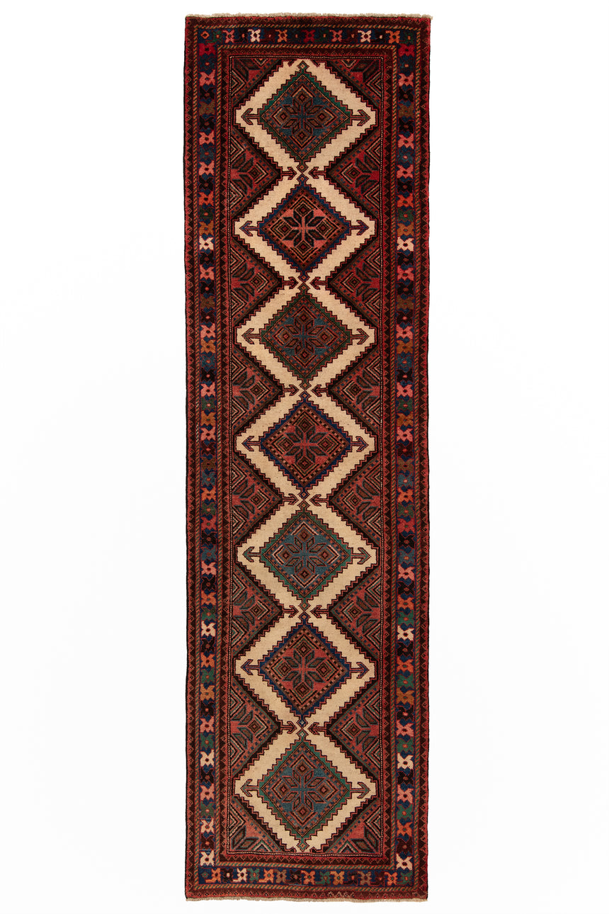 Hamedan Persian rug | 305 x 84 cm