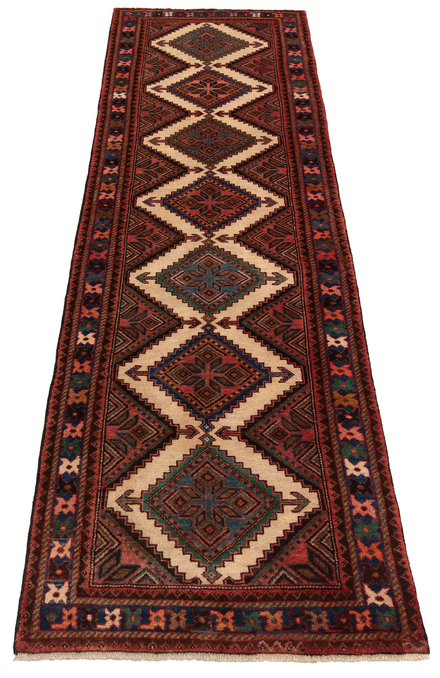 Hamedan Persian rug | 305 x 84 cm