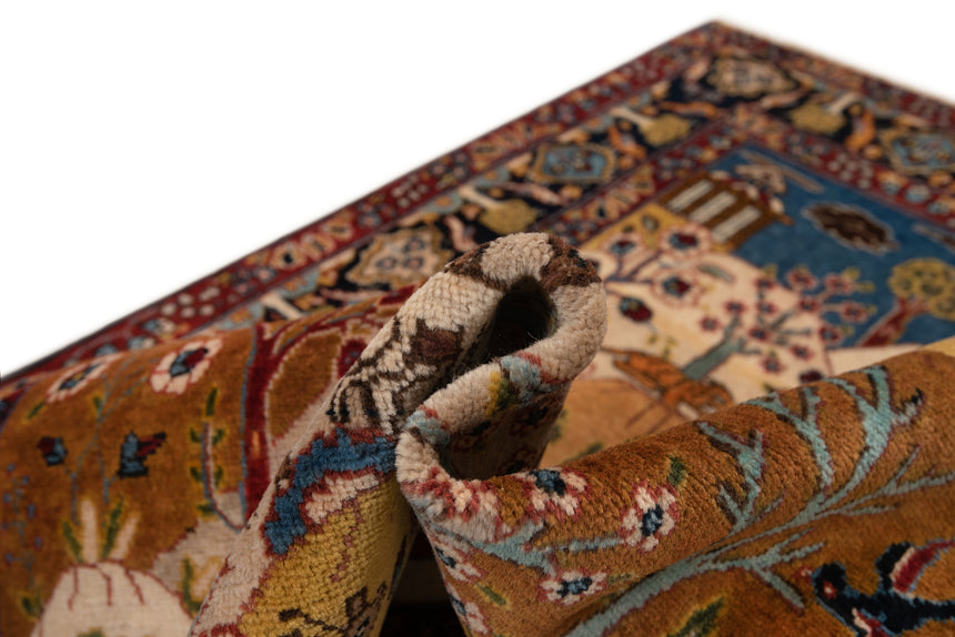 Alfombra Persa Tabriz | 193 x 135 cm