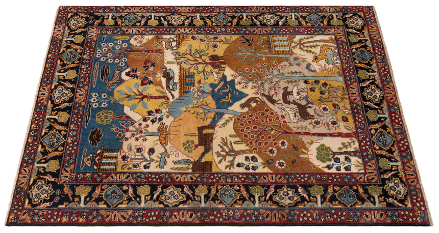 Alfombra Persa Tabriz | 190 x 133 cm