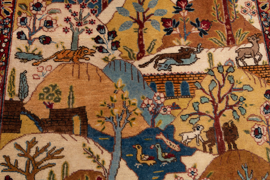 Alfombra Persa Tabriz | 190 x 133 cm