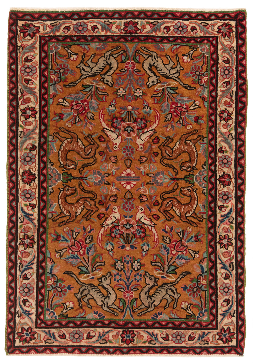 Alfombra Persa Tabriz | 95 x 65 cm