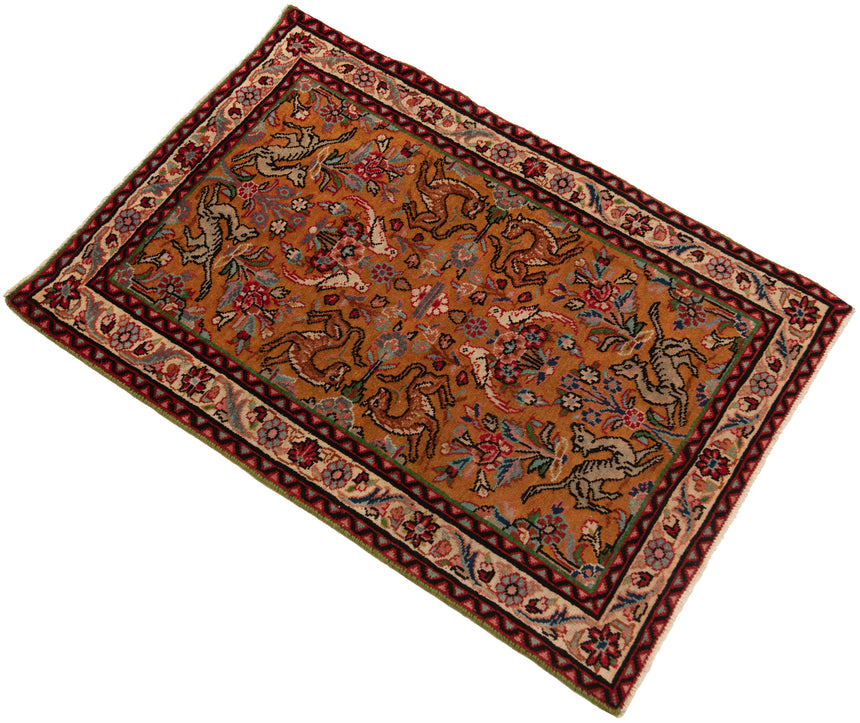 Alfombra Persa Tabriz | 95 x 65 cm