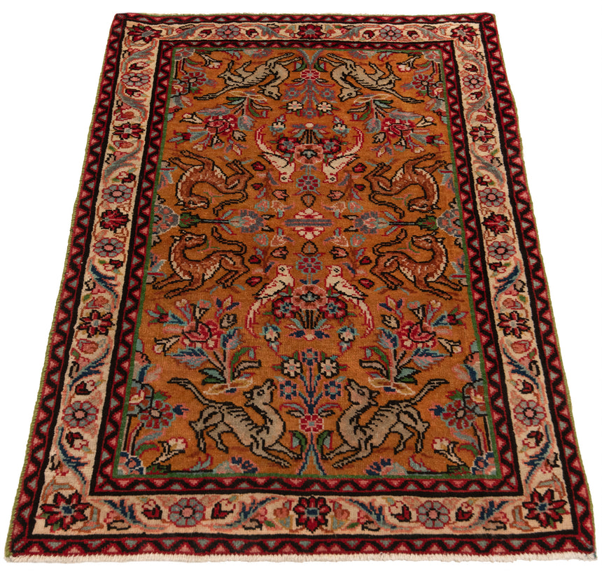 Alfombra Persa Tabriz | 95 x 65 cm