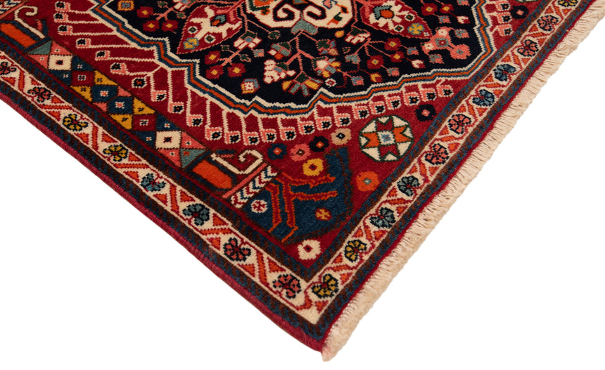 Alfombra persa Shiraz Qashqai | 59 x 62 cm