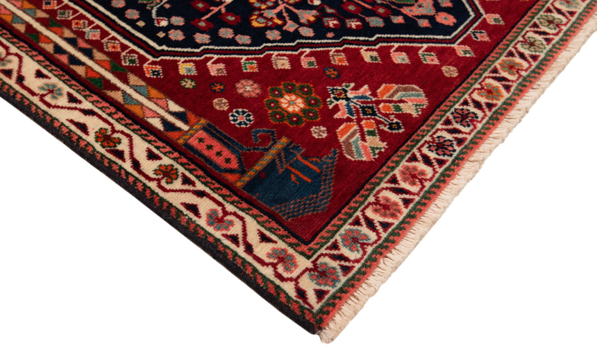 Alfombra persa Shiraz Qashqai | 64 x 63 cm