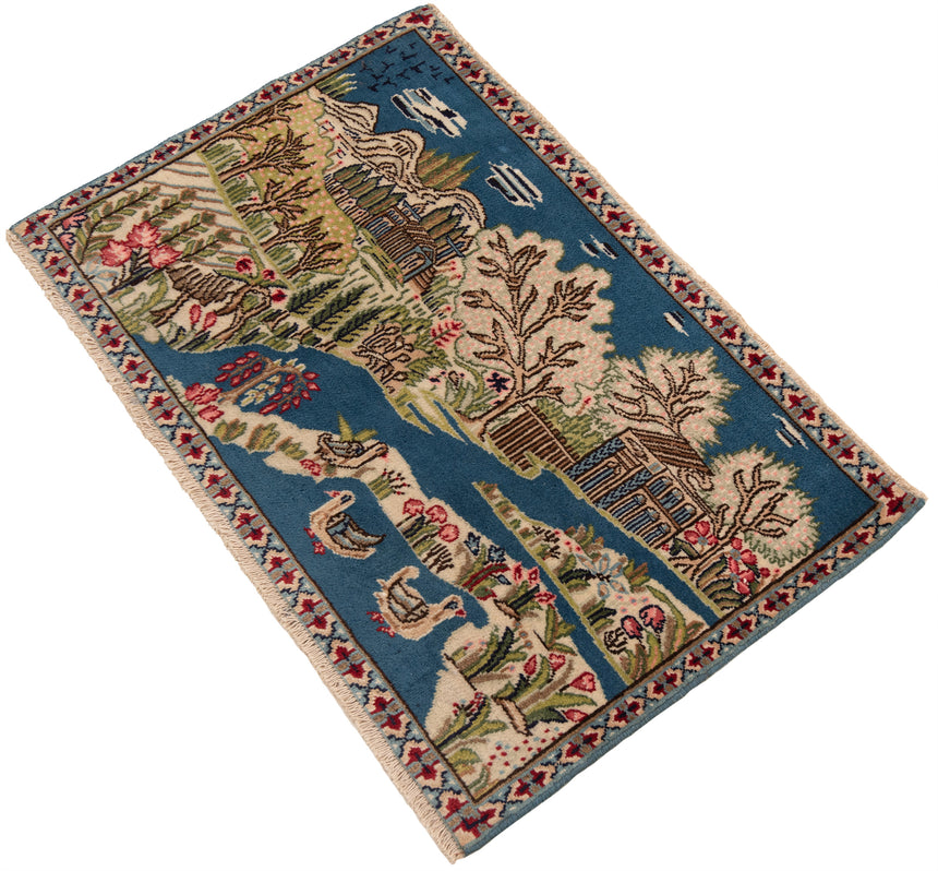 Alfombra Persa Tabriz | 56 x 90 cm