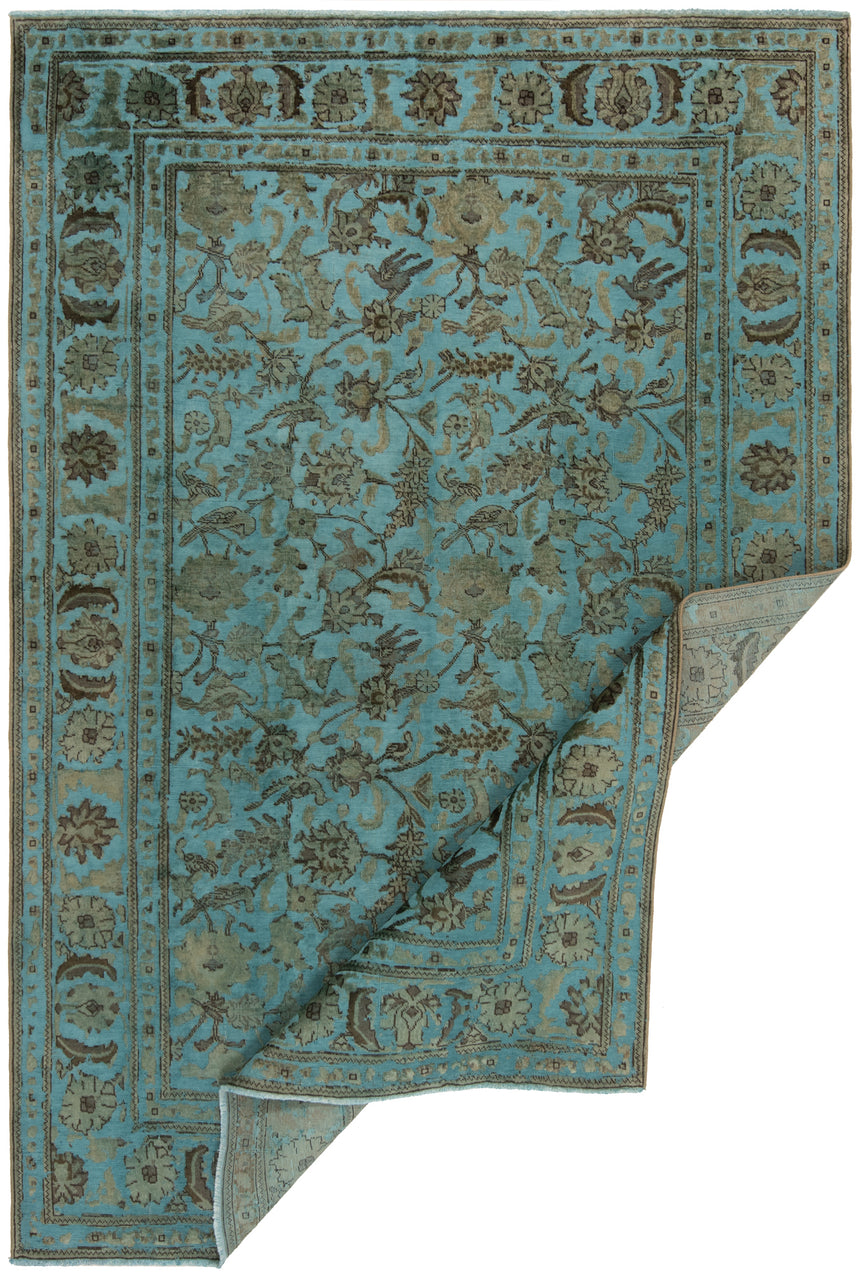 Alfombra vintage en relieve | 288 x 196 cm