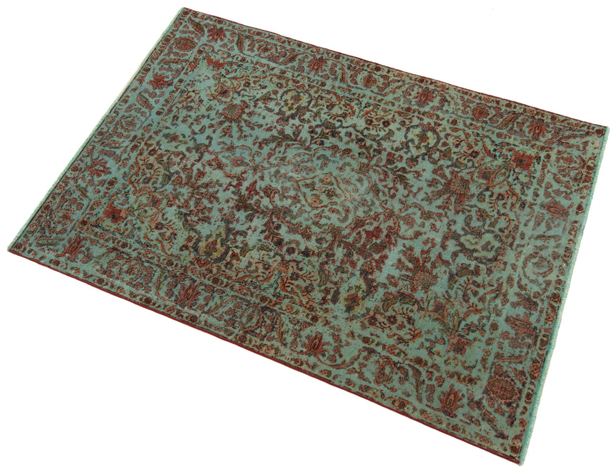Alfombra vintage en relieve | 190 x 133 cm