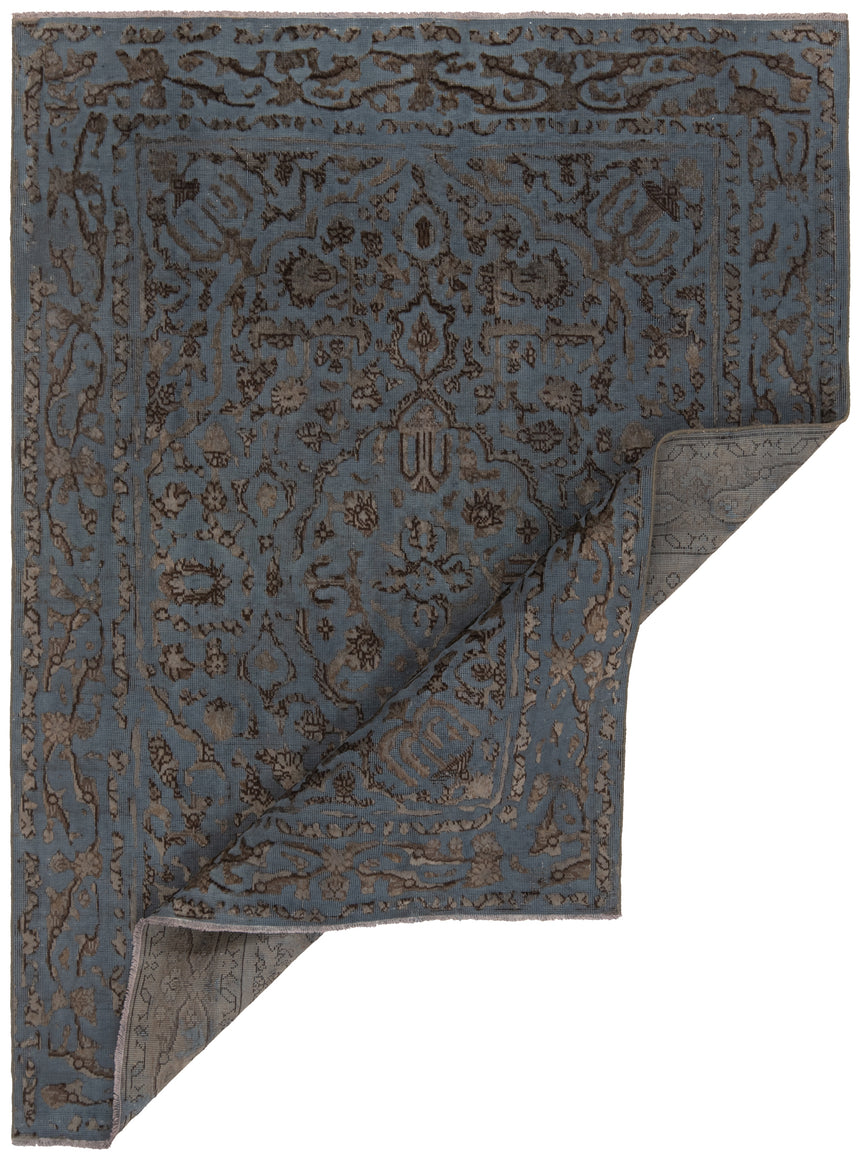 Alfombra vintage en relieve | 185 x 139 cm