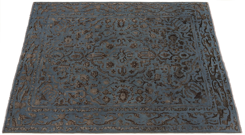 Alfombra vintage en relieve | 185 x 139 cm