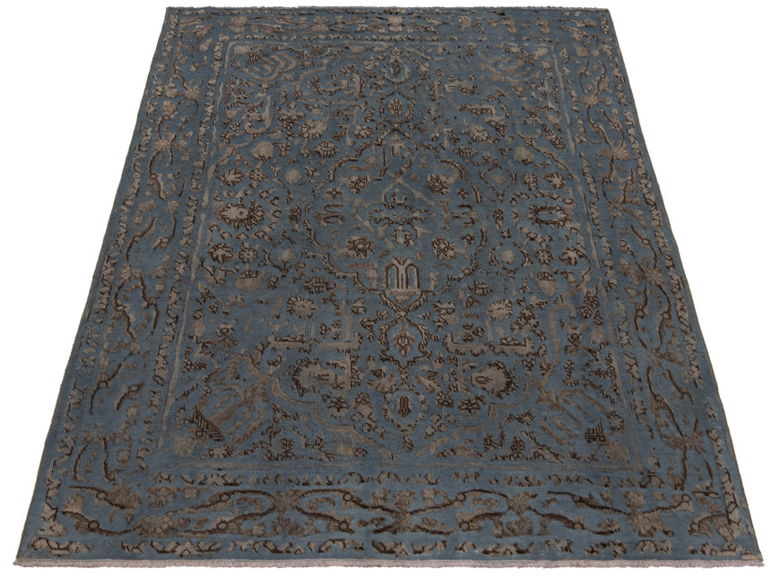 Alfombra vintage en relieve | 185 x 139 cm