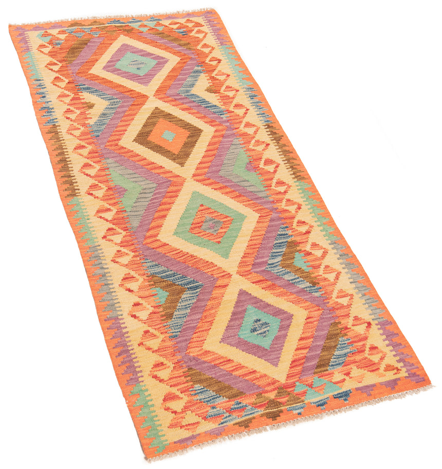 Kilim afgano | 204 x 97 cm