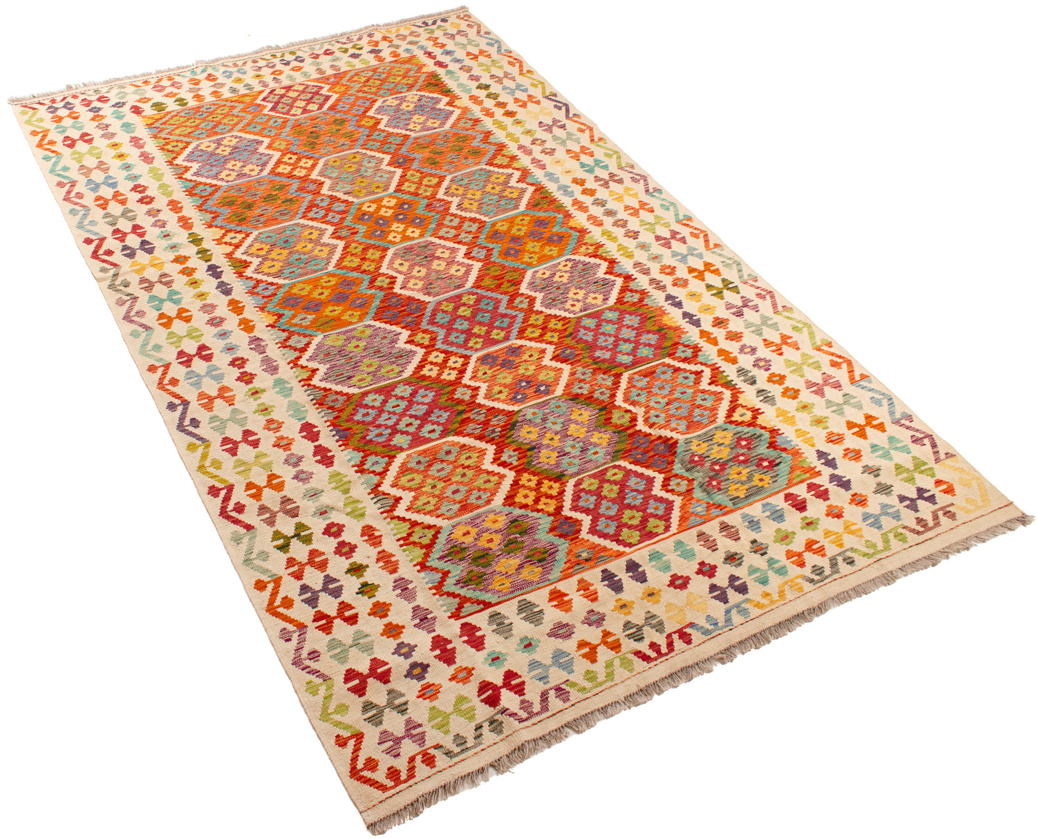 Kilim afgano | 306 x 199 cm