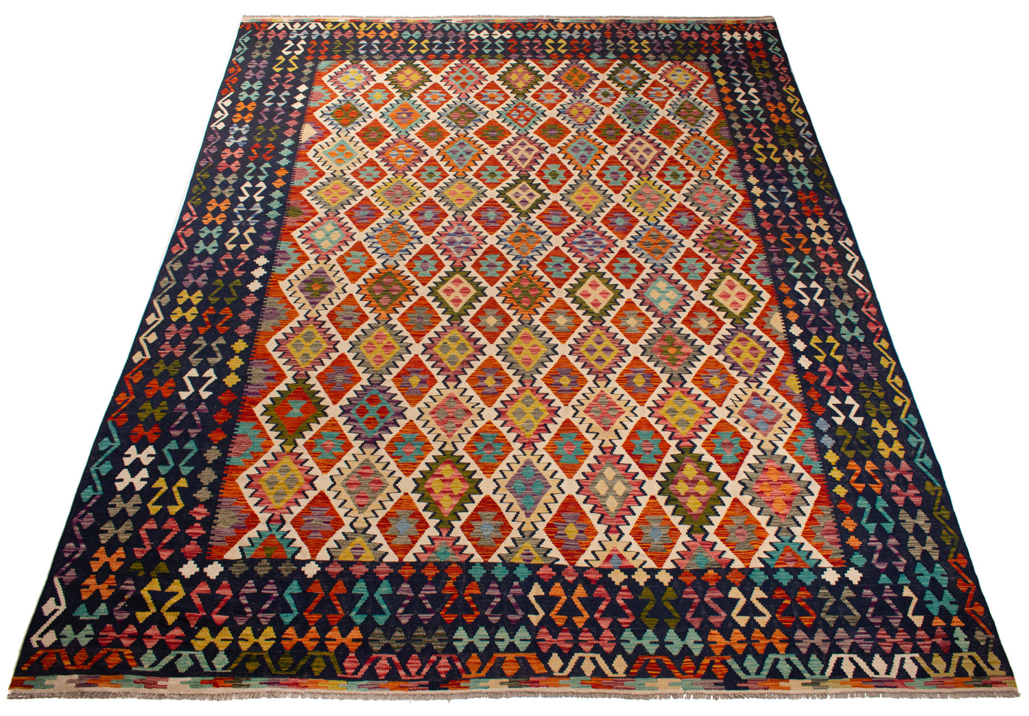 Afghan Kilim | 390 x 307 cm